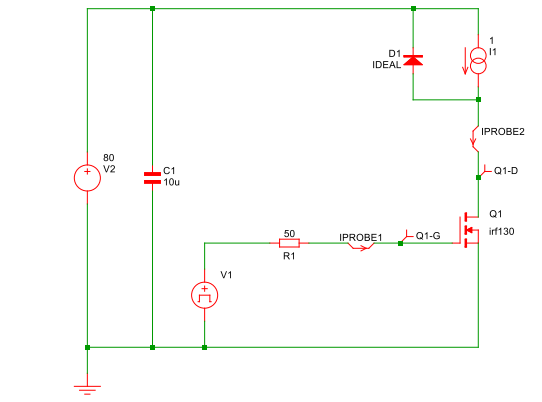 Figure 5 Gate Charge Measurement Circuit Soruce [2]
